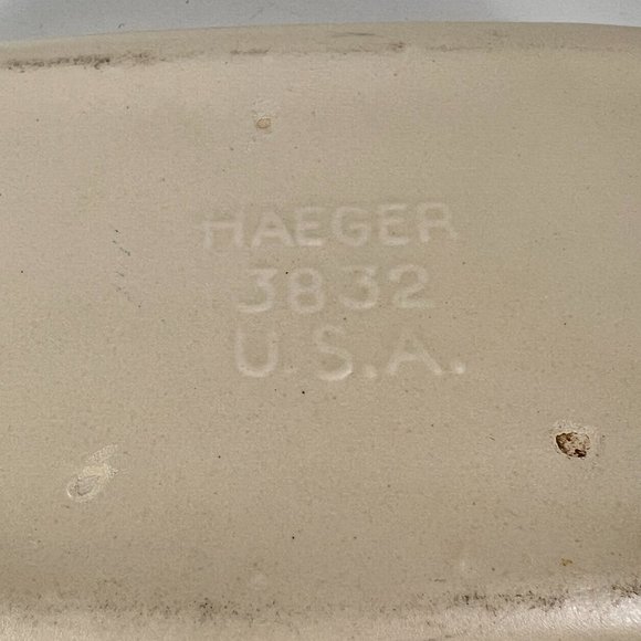 Vtg Royal Haeger Planter Dish Ceramic Rectangle 3832 Low Bulb Garden USA 60s - Picture 8 of 13